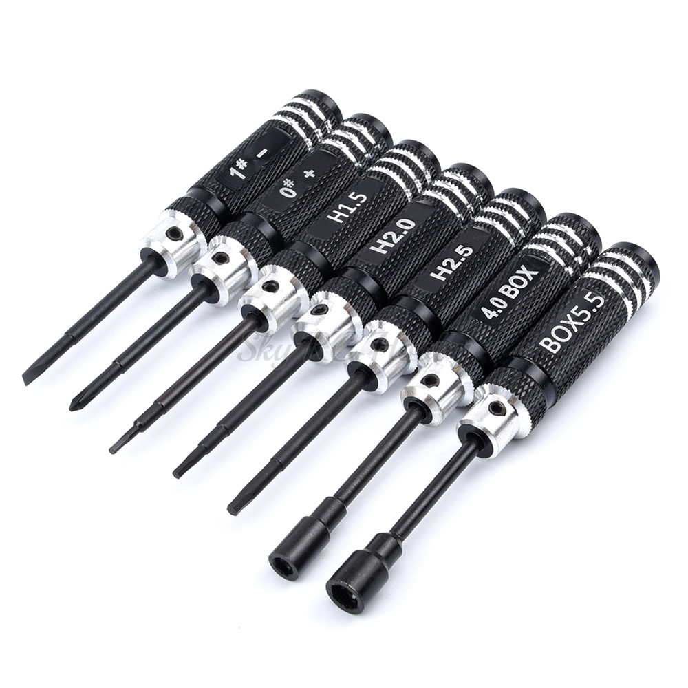 7PCS/Set 0/1/1.5/2/2.5/4/5.5mm - огляд і ціна Rc Helicopter Tool Kit