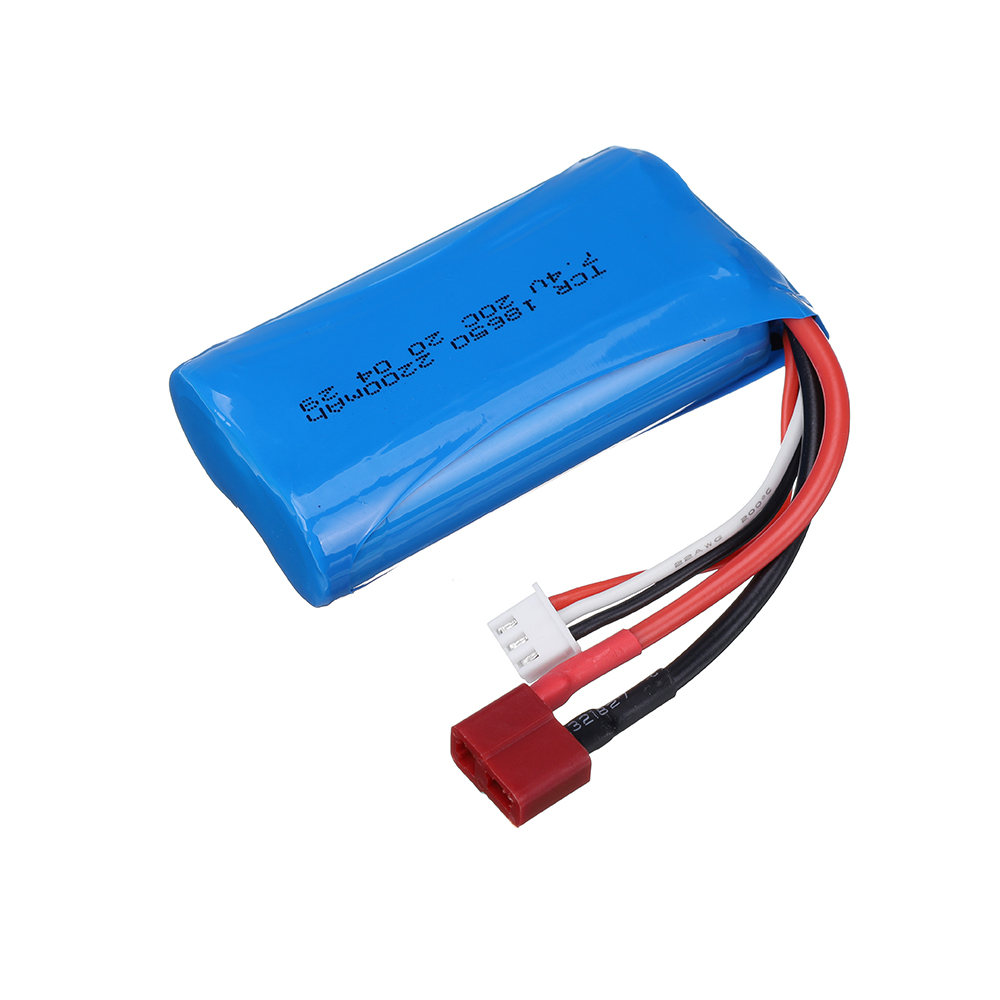 7.4V 2200mAh 18650 Lipo Batery - огляд і ціна Rc Helicopter Battery
