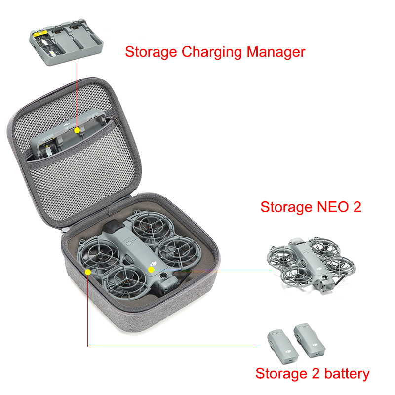Box for DJI Neo 2 RC N3 Drone  - огляд і ціна Rc Helicopter Bag