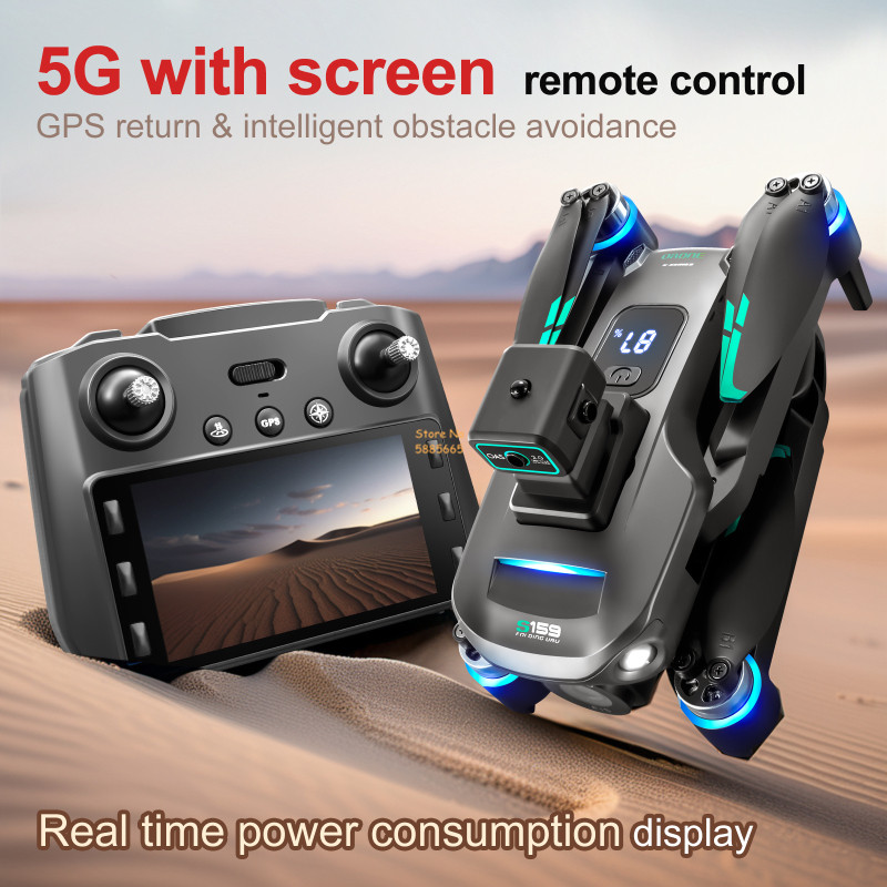 8K Dual Camera 5G WIFI FPV Rem - огляд і ціна Rc Helicopter Case
