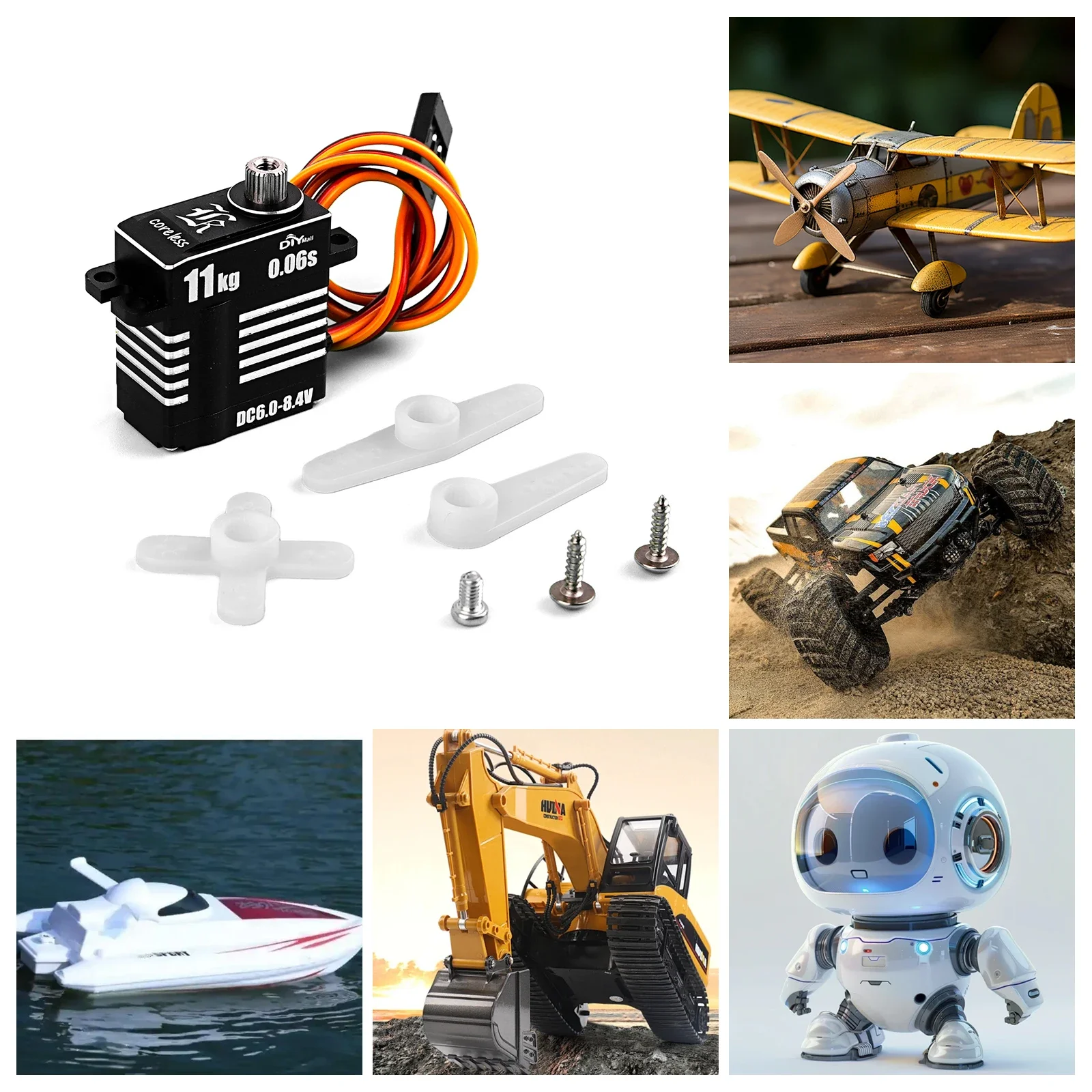 H-11 11KG Micro Digital Servo  - огляд і ціна Rc Helicopter Servo