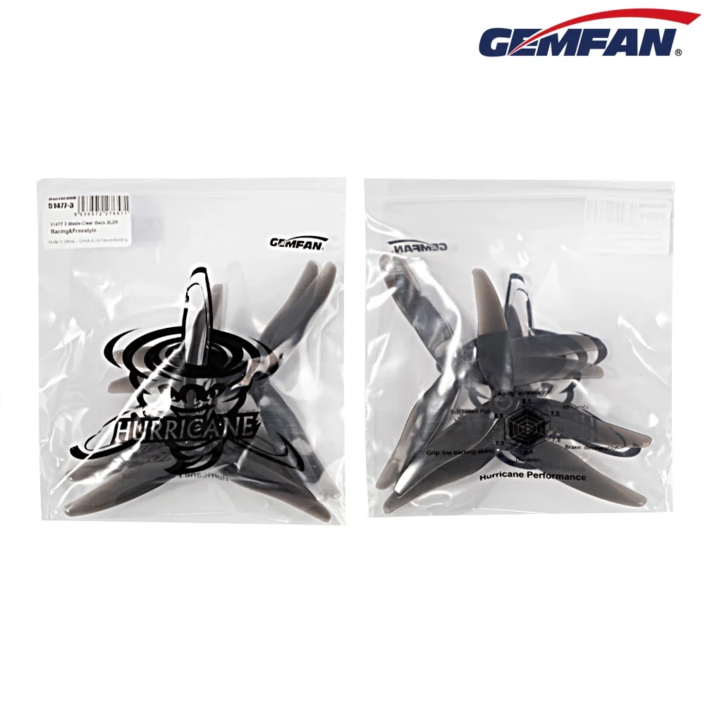 10Pairs (10CW + 10CCW) Gemfan  - огляд і ціна Rc Helicopter Parts