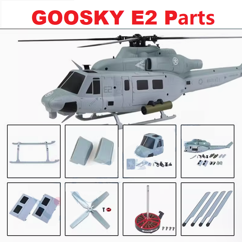 Spare Parts For GOOSKY E2 UH-1 - огляд і ціна Rc Helicopter Coaxial