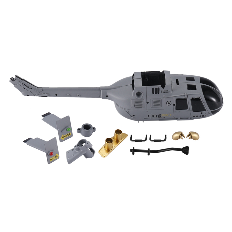 C186 C-186 Pro Shell Cover Set - огляд і ціна Rc Helicopter Coaxial