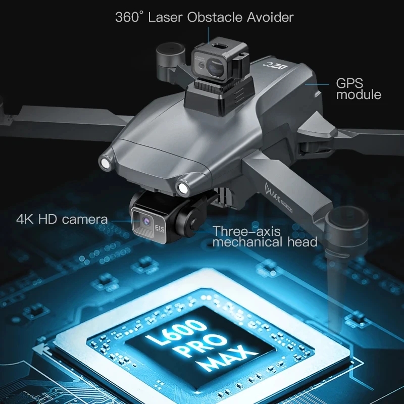 L600 PRO MAX GPS Drone Profess - огляд і ціна Rc Helicopter Case