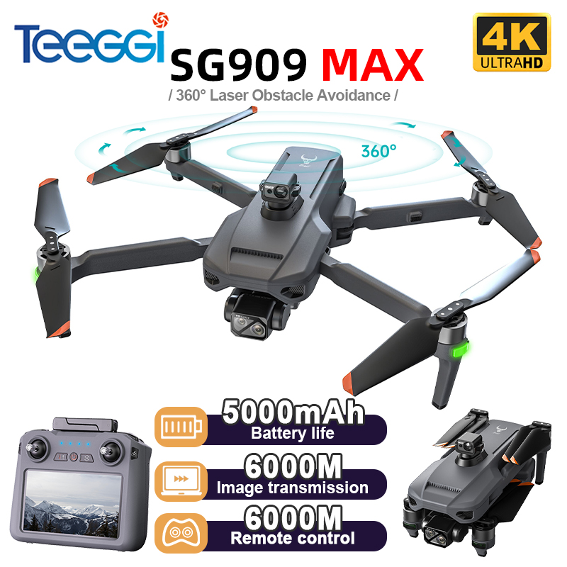 Teeggi SG909 MAX GPS Drone Wit - огляд і ціна Rc Helicopter Electric