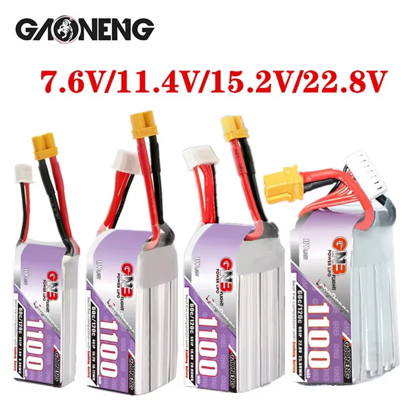 GNB 1100mAh 2S 3S 4S 6S 60C/12 - огляд і ціна Rc Helicopter Parts