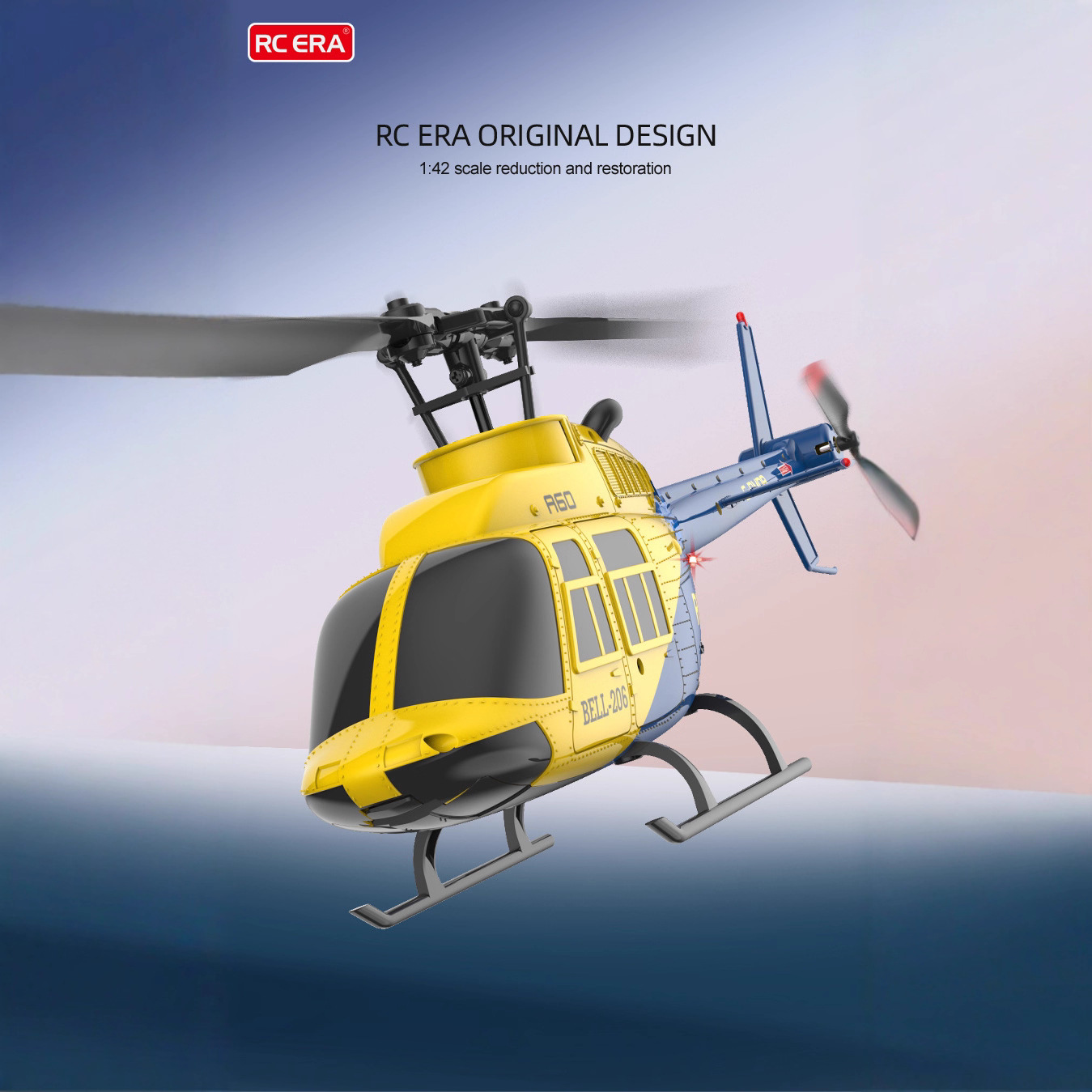 A60 1/42 Scale Bell 206 RC Hel - огляд і ціна Rc Helicopter Single Rotor