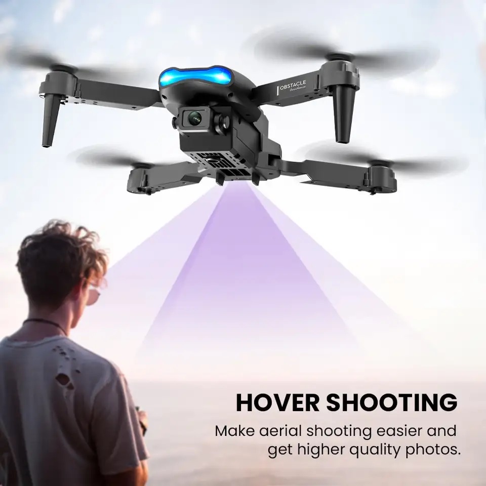 New Mini drone E99 4K WIFI HD  - огляд і ціна Rc Helicopter Gas