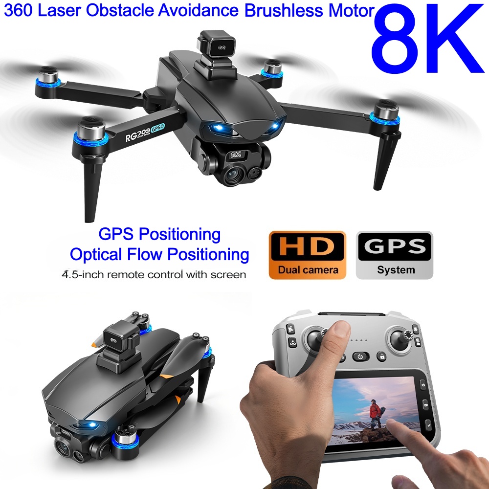 NEW 8K Drone With HD Camera La - огляд і ціна Rc Helicopter Electric