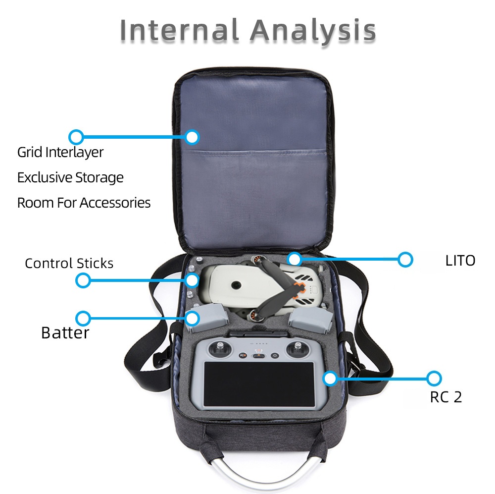 Protective Bag For DJI Lito X1 - огляд і ціна Rc Helicopter Bag